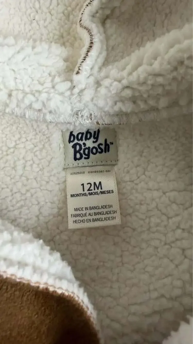 Baby B'gosh faux suede jacket Size 12Months